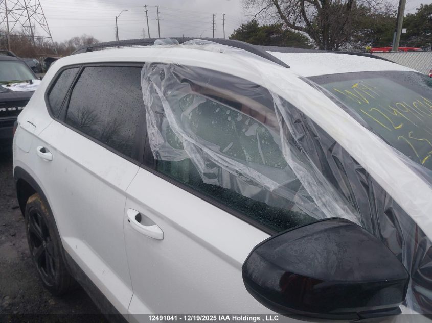 2025 Volkswagen Taos Se Black VIN: 3VV2C7B28SM065462 Lot: 12491041