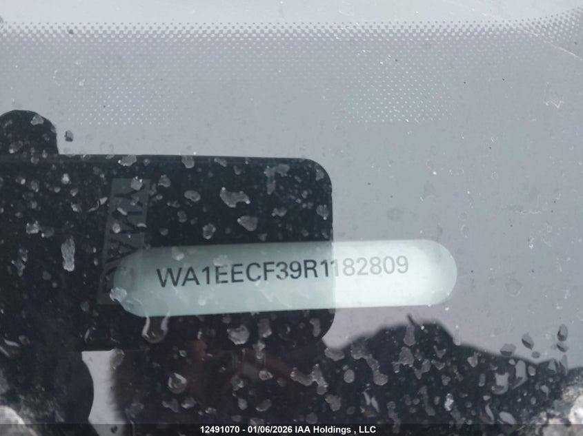 2024 Audi Q3 VIN: WA1EECF39R1182809 Lot: 12491070