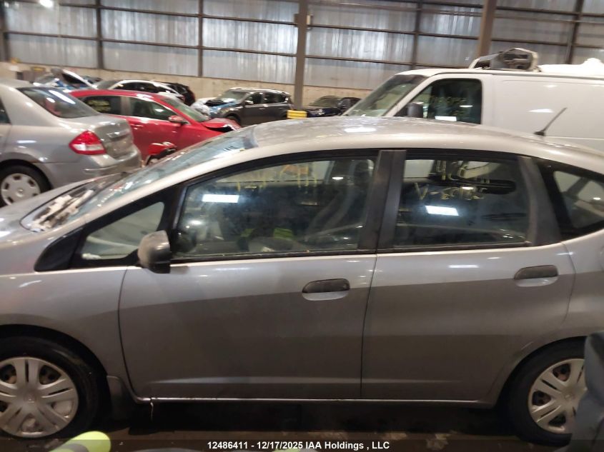 2010 Honda Fit Dx VIN: JHMGE8H24AC801825 Lot: 12486411X