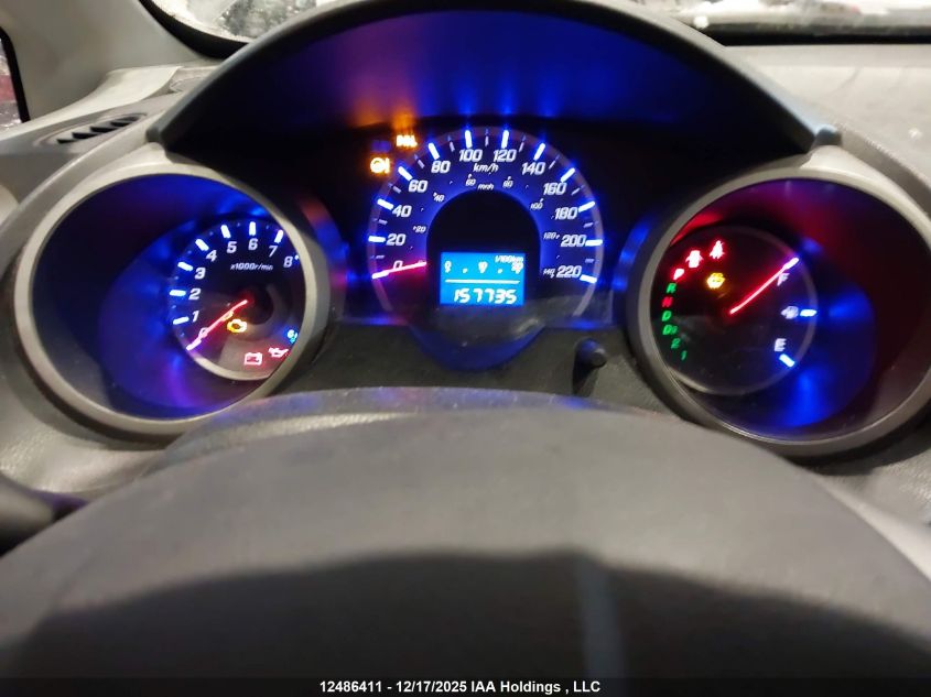 2010 Honda Fit Dx VIN: JHMGE8H24AC801825 Lot: 12486411X