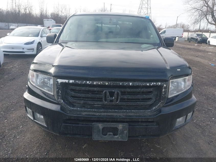 2013 Honda Ridgeline Touring VIN: 5FPYK1F51DB502956 Lot: 12460669X
