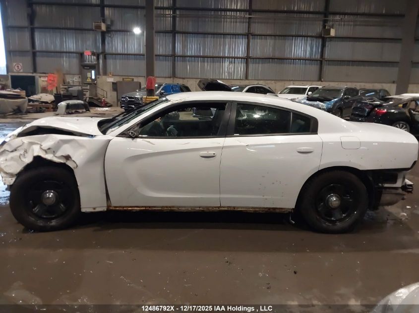2014 Dodge Charger Enforcer Police VIN: 2C3CDXAG3EH162489 Lot: 12486792X