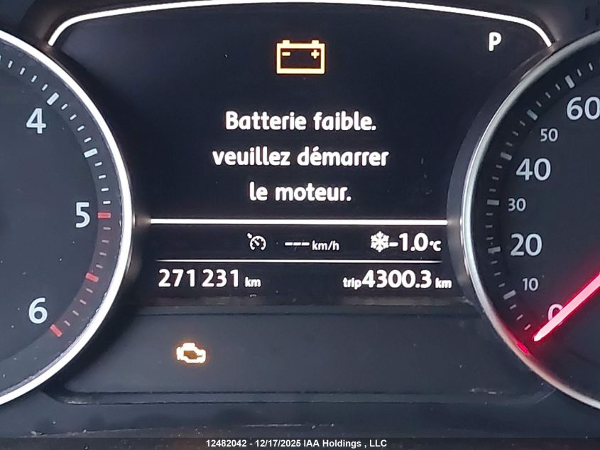 2013 Volkswagen Touareg 3.0 Tdi Comfortline/3.0 Tdi Highline VIN: WVGDP9BPXDD009570 Lot: 12482042X