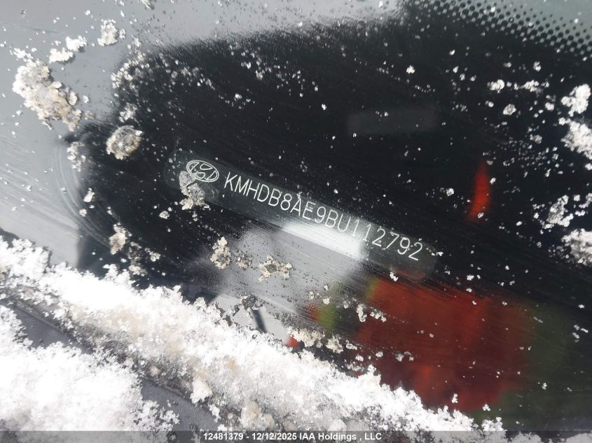 2011 Hyundai Elantra Touring Gl VIN: KMHDB8AE9BU112792 Lot: 12481379X