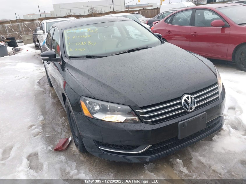 1VWBP7A38DC035909 2013 Volkswagen Passat 2.5L Se auction photo 1