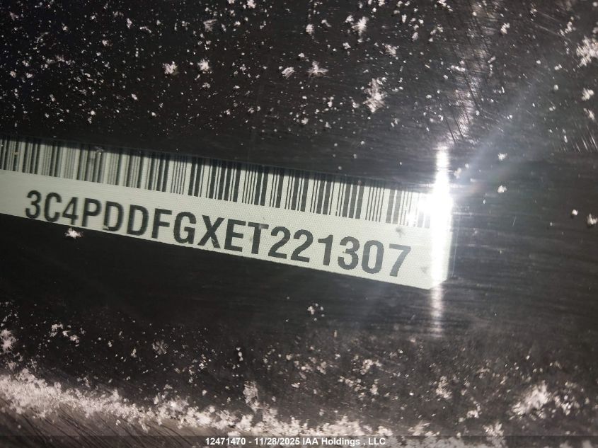 2014 Dodge Journey R/T VIN: 3C4PDDFGXET221307 Lot: 12471470X