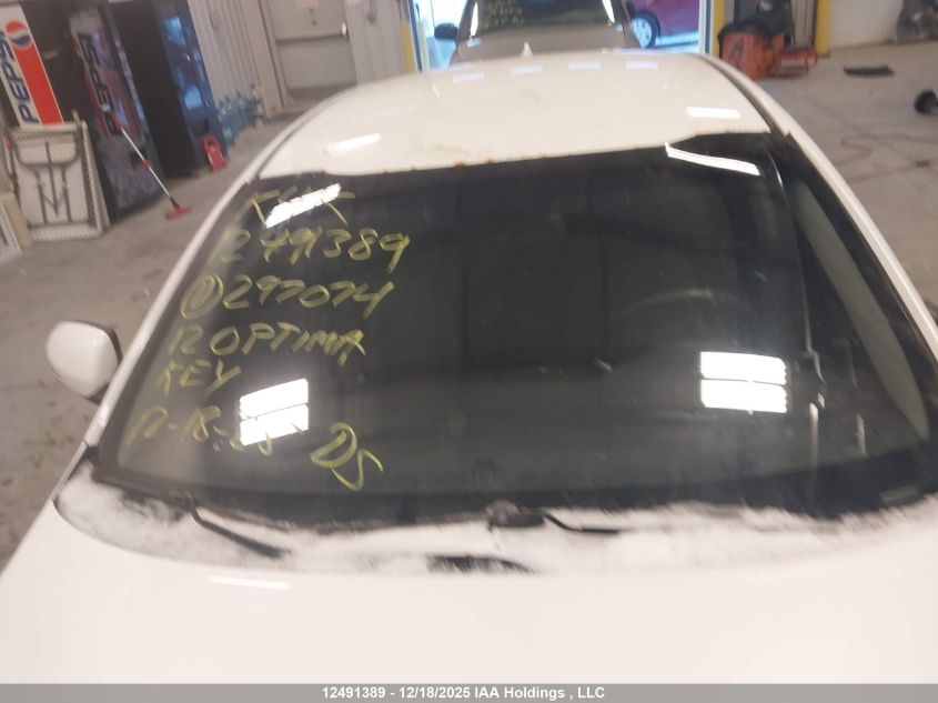 2012 Kia Optima Lx VIN: KNAGM4A76C5297074 Lot: 12491389