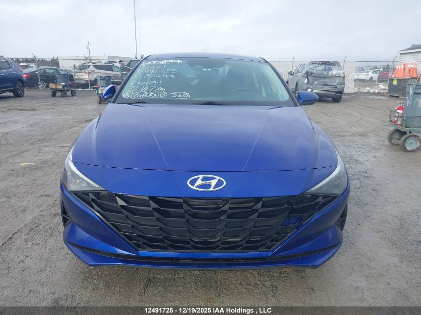 2021 Hyundai Elantra Preferred Ivt VIN: KMHLM4AG2MU100194 Lot: 12491725