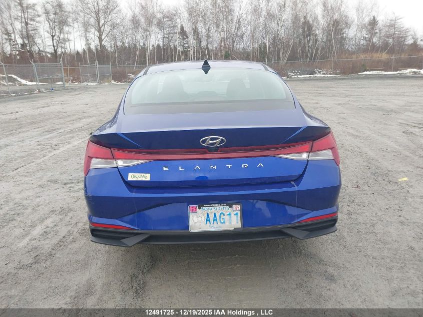 2021 Hyundai Elantra Preferred Ivt VIN: KMHLM4AG2MU100194 Lot: 12491725