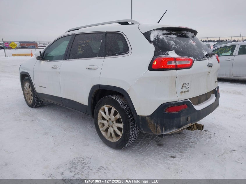 Vin: 1c4pjmds3ew262632, lot: 2878921, jeep cherokee limited 20143