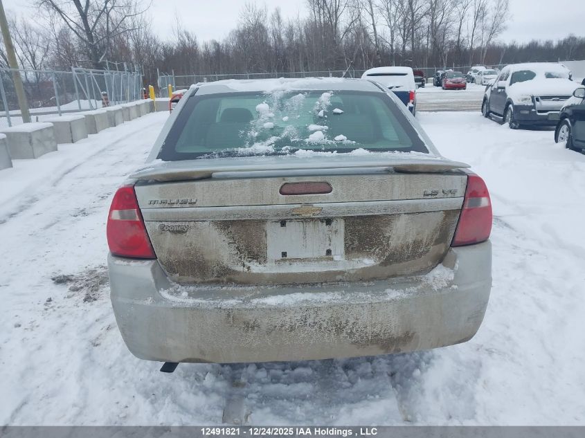 2005 Chevrolet Malibu Ls VIN: 1G1ZT54855F165955 Lot: 12491821