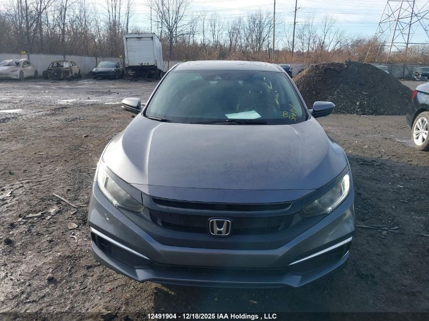2020 Honda Civic Ex VIN: 2HGFC2F73LH000318 Lot: 12491904