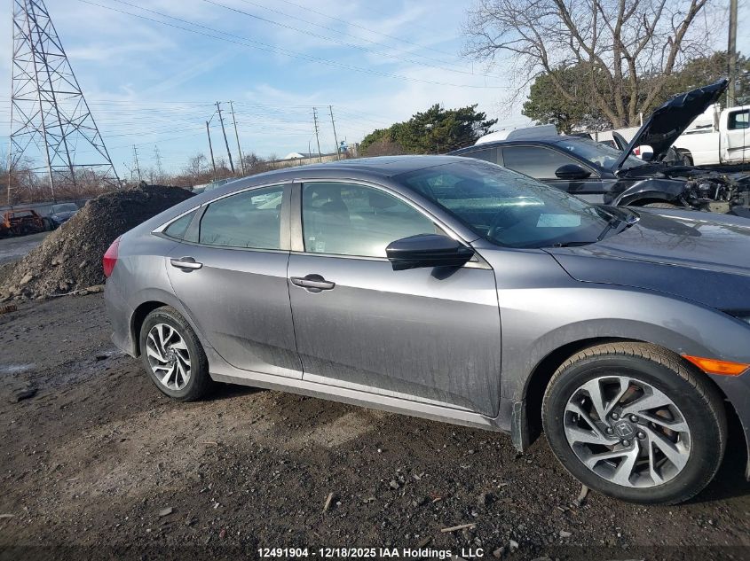 2020 Honda Civic Ex VIN: 2HGFC2F73LH000318 Lot: 12491904