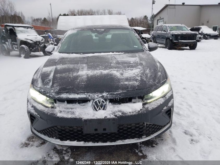 2025 Volkswagen Jetta Se VIN: 3VWEX7BU3SM033811 Lot: 12492349