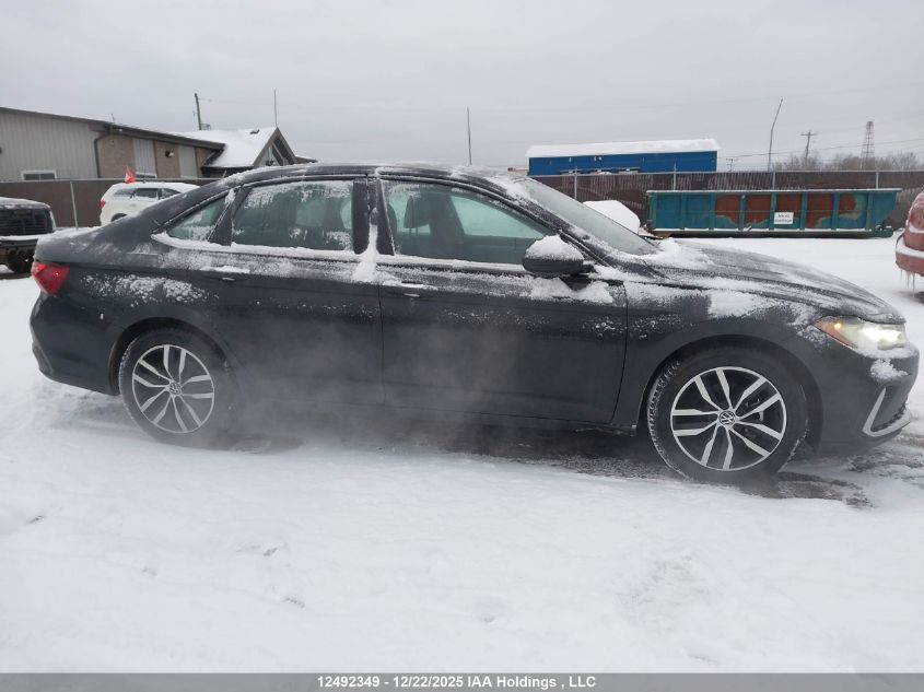 2025 Volkswagen Jetta Se VIN: 3VWEX7BU3SM033811 Lot: 12492349