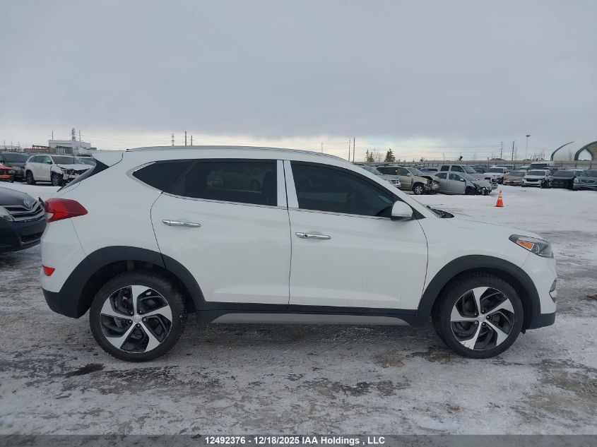 2017 Hyundai Tucson Limited/Sport And Eco/Se VIN: KM8J3CA43HU486673 Lot: 12492376