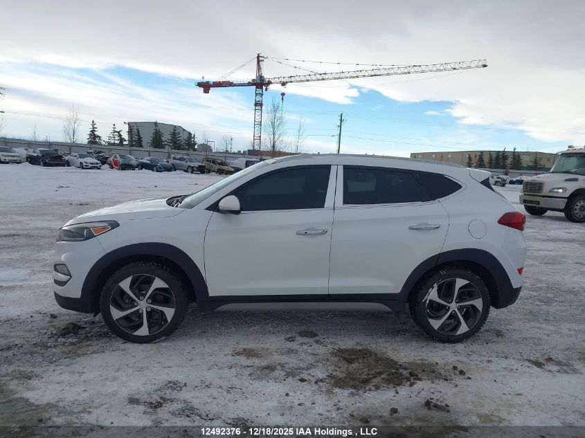 2017 Hyundai Tucson Limited/Sport And Eco/Se VIN: KM8J3CA43HU486673 Lot: 12492376