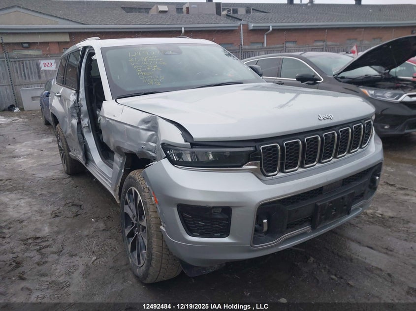 1C4RJKDG8M8147956 2021 Jeep Grand Cherokee L Overland auction photo 1