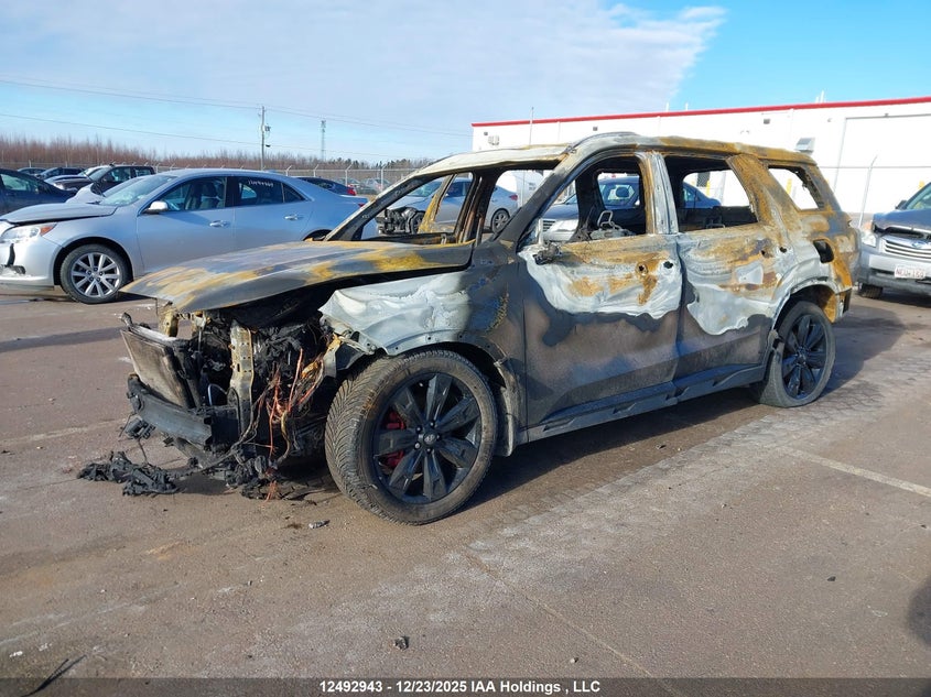2023 Hyundai Palisade Xrt, Total Burn, IAAI, VIN KM8R3DGEXPU634177 — photo 2