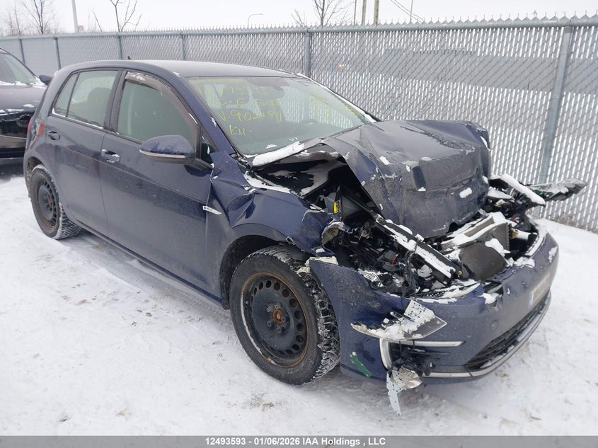WVWPR7AU8LW902184 2020 Volkswagen E-Golf Comfortline auction photo 1