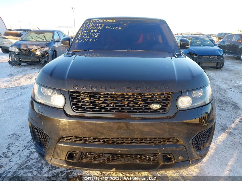 2017 Land Rover Range Rover Sport 5.0L V8 Supercharged Svr VIN: SALWZ2FE4HA146351 Lot: 12493713
