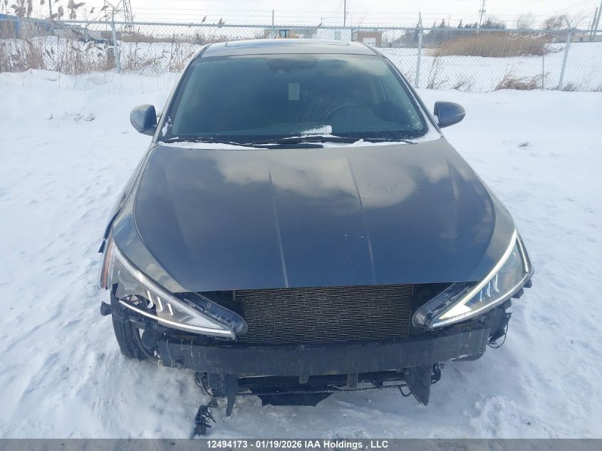 2019 Hyundai Elantra Preferred VIN: KMHD84LFXKU872520 Lot: 12494173