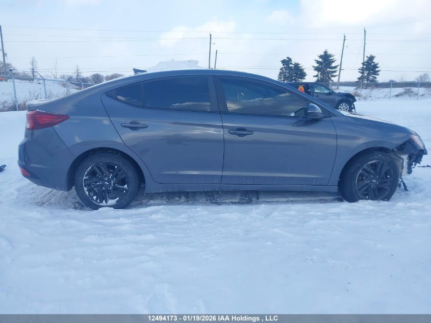 2019 Hyundai Elantra Preferred VIN: KMHD84LFXKU872520 Lot: 12494173