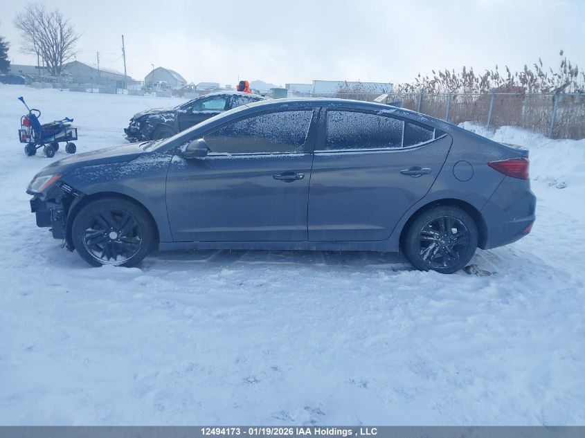 2019 Hyundai Elantra Preferred VIN: KMHD84LFXKU872520 Lot: 12494173