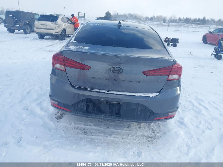 2019 Hyundai Elantra Preferred VIN: KMHD84LFXKU872520 Lot: 12494173