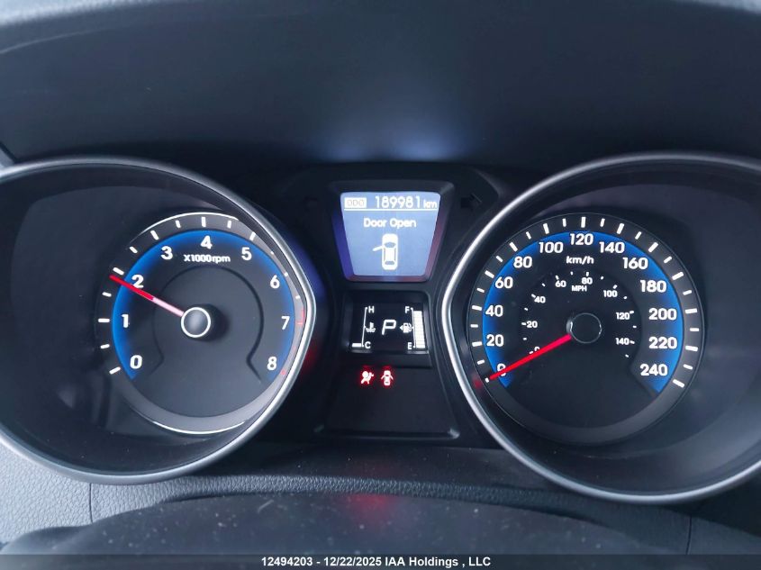 2013 Hyundai Elantra Gt VIN: KMHD25LE0DU087439 Lot: 12494203