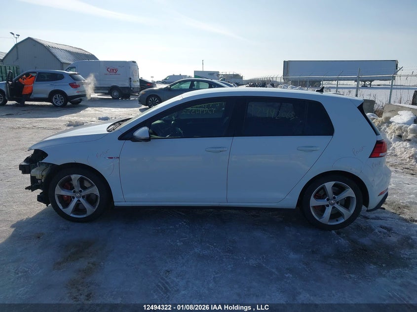 2019 Volkswagen Golf Gti VIN: 3VW6T7AU6KM032198 Lot: 12494322