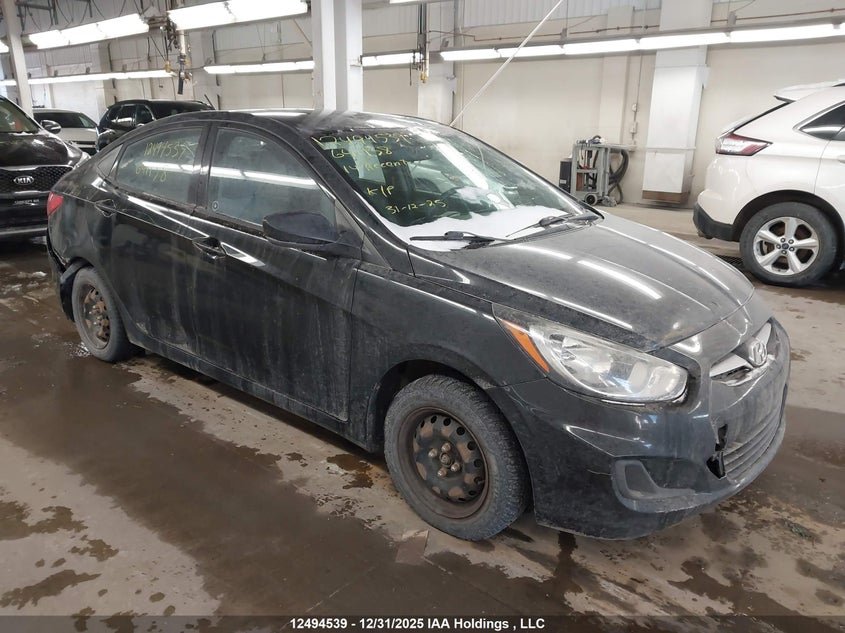 KMHCT4AE8EU641138 2014 Hyundai Accent L auction photo 1