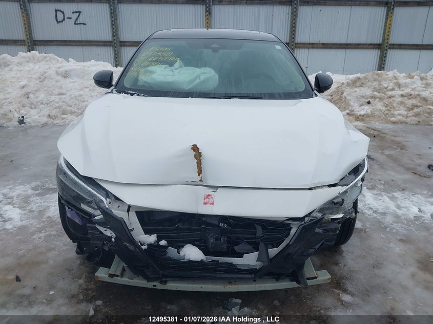 2022 Nissan Sentra Sr VIN: 3N1AB8DV8NY211501 Lot: 12495381