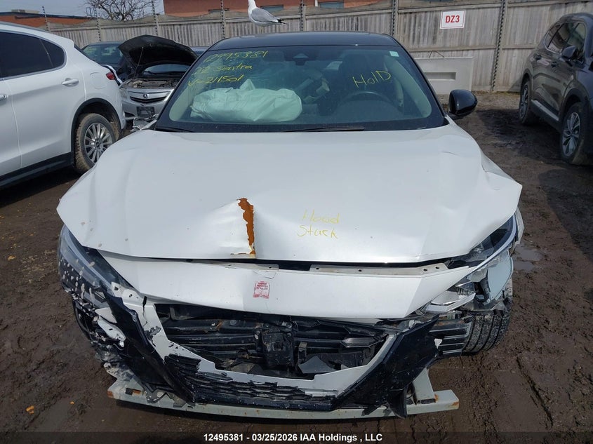 2022 Nissan Sentra Sr VIN: 3N1AB8DV8NY211501 Lot: 12495381