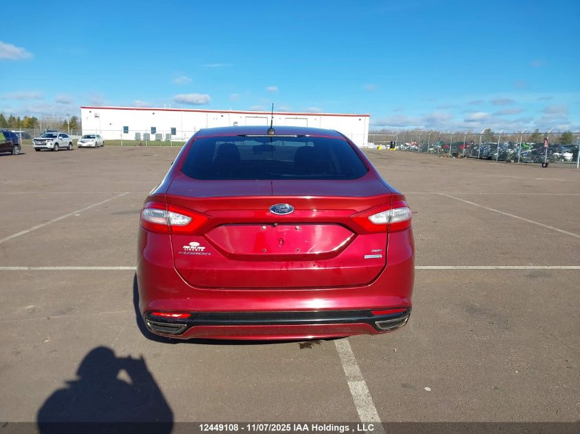 2014 Ford Fusion Se VIN: 3FA6P0H94ER160873 Lot: 12449108X