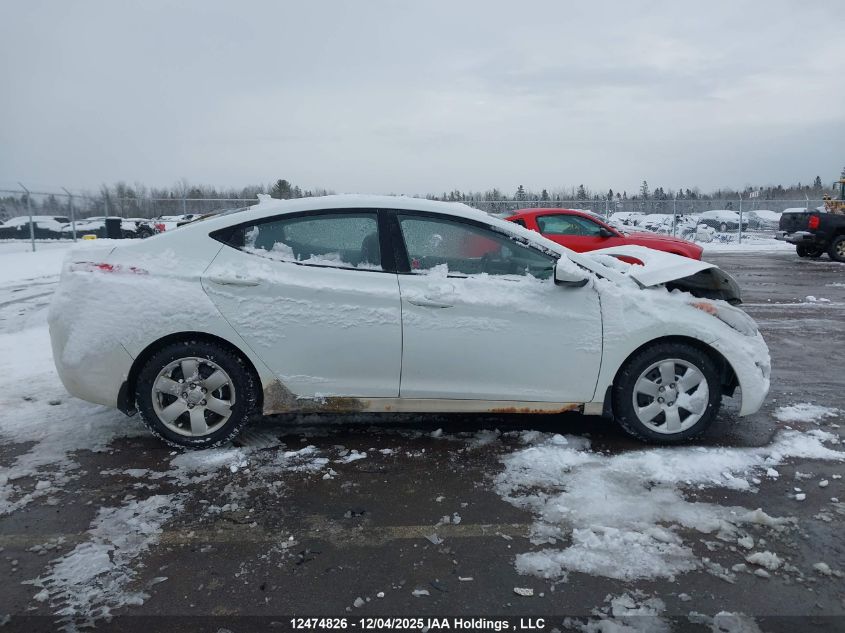 2013 Hyundai Elantra Gl VIN: 5NPDH4AE6DH165474 Lot: 12474826X