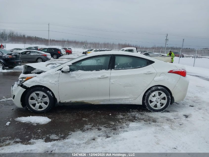 2013 Hyundai Elantra Gl VIN: 5NPDH4AE6DH165474 Lot: 12474826X