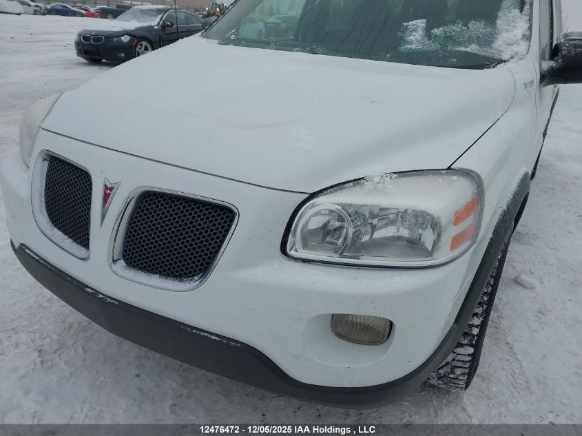 2007 Pontiac Montana Sv6 Fwd/Uplevel VIN: 1GMDV23W27D186492 Lot: 12476472X