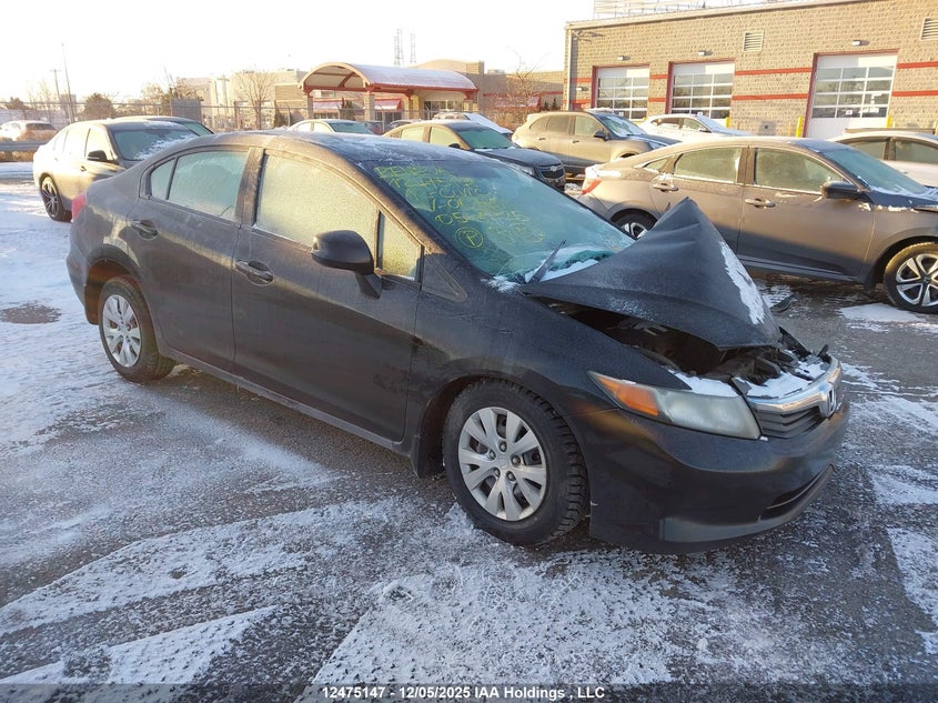 2HGFB2F42CH007401 2012 Honda Civic Lx auction photo 1