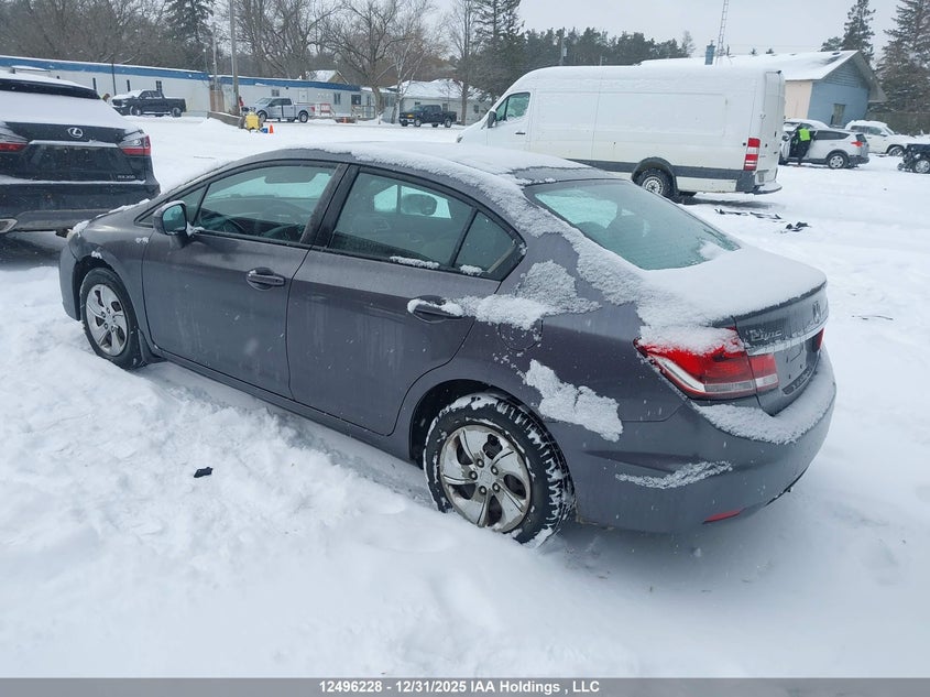 2015 HONDA CIVIC SEDAN 1.8L I-4 VVT, 143HP