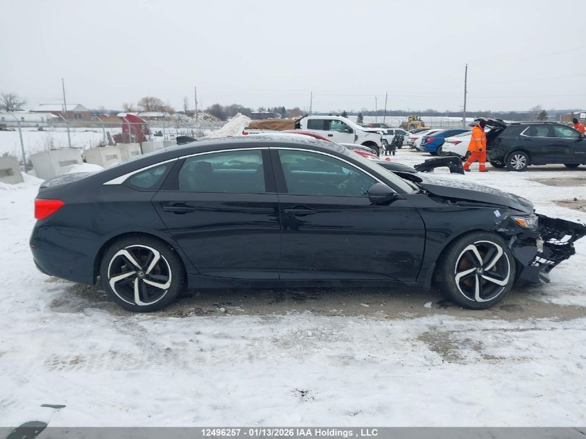 2020 Honda Accord Sport 1.5T VIN: 1HGCV1F39LA805176 Lot: 12496257