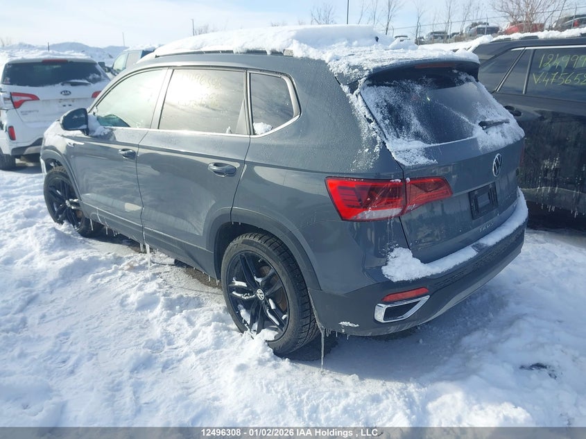 Vin: 3vvlx7b2xnm029396, lot: 2883744, volkswagen taos 20223