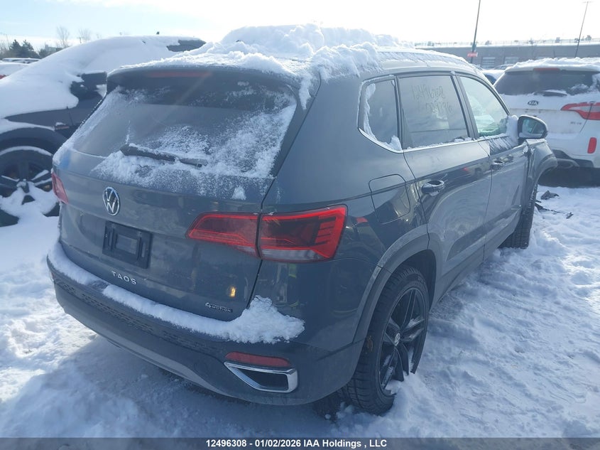 Vin: 3vvlx7b2xnm029396, lot: 2883744, volkswagen taos 20224
