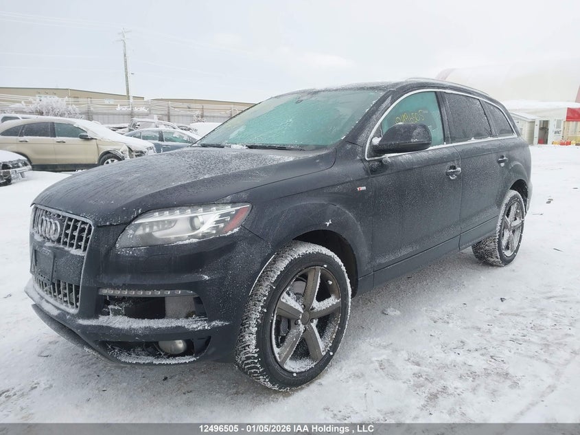 2015 Audi Q7, Удар спереди, IAAI, VIN WA1WGCFE5FD013851 — фото 2