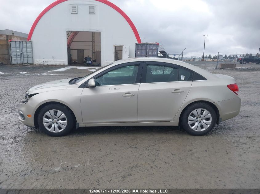 2015 Chevrolet Cruze Lt VIN: 1G1PC5SBXF7111441 Lot: 12496771