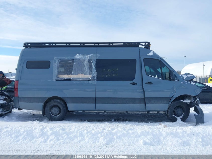 2024 Mercedes-Benz Sprinter 2500 High Roof 4-Cyl Diesel VIN: W1W4KCHY5RP631729 Lot: 12496939