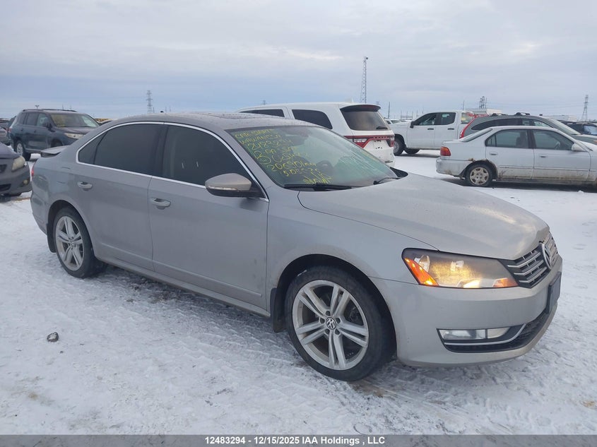1VWCN7A39CC025477 2012 Volkswagen Passat 2.0 Tdi Highline auction photo 1
