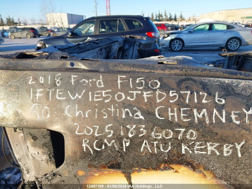 2018 Ford F-150 Xlt VIN: 1FTEW1E50JFD57126 Lot: 12497189