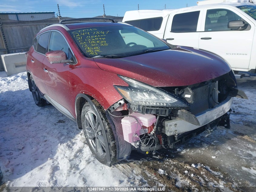 5N1AZ2DSXMC122494 2021 Nissan Murano Platinum auction photo 1
