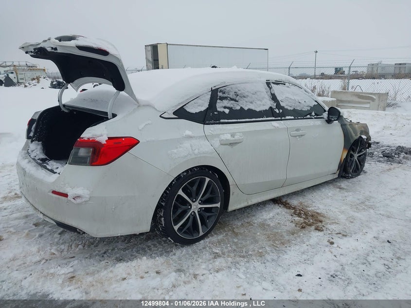 Vin: 2hgfe1f95nh006064, lot: 2887511, honda civic touring 20224